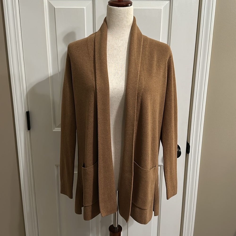 J.Crew Factory The Chelsea Sweater Blazer in Heather Camel - Picture 4 of 8